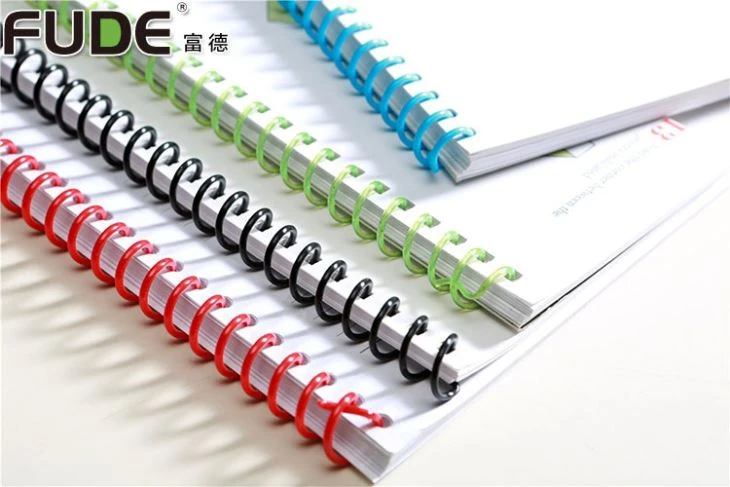 PVC/PET plastmasas spirālveida iesiešanas spoles, 6-50 mm diametrs
